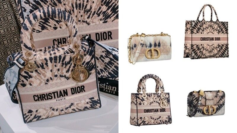 Dior打造夢幻玫瑰粉紮染印花！幫LadyDior、蒙田包、托特袋、郵差包換上絕美新外衣(附上售價)
