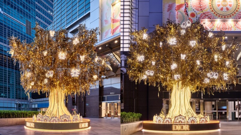 2020聖誕樹景點！連續3年Dior在台北101打造絕美耶誕樹，似曾相似的造型原來是…