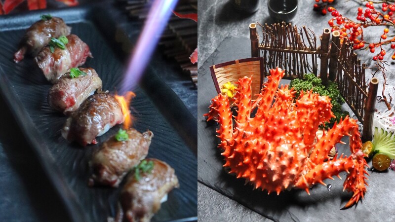 炙燒和牛握壽司吃到飽!凱撒大飯店「日本美食節」登場,生魚片、螃蟹、爐烤牛排等80道美食大快朵頤