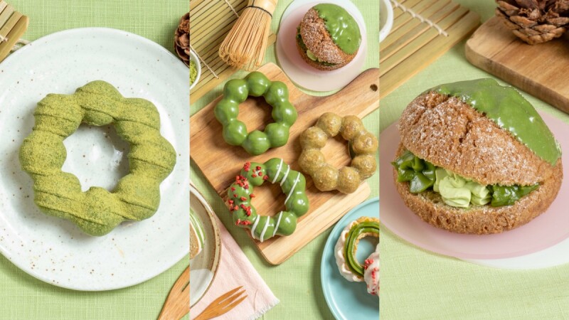 抹茶控暴動!Mister DonutX辻利茶舗推8款限定甜甜圈,必吃超濃郁生抹茶波提