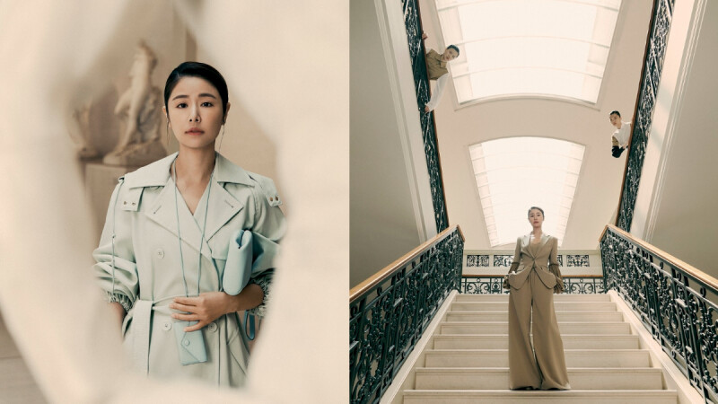 以Max Mara春夏系列打造又美又颯的大女人姿態,林心如美形主義穿搭,展現時尚與藝術之美!