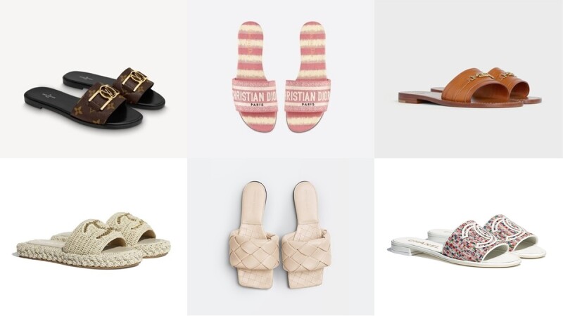2021春夏平底拖鞋推薦!盤點Dior、CELINE、LV、Chanel...超過10款露腳背精品拖鞋