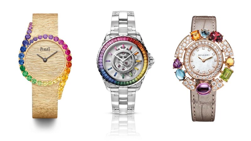 2021W&W手錶|BVLGARI彩色寶石、Chanel J12 Electro限定錶、Piaget伯爵Limelight Gala...收一道彩虹