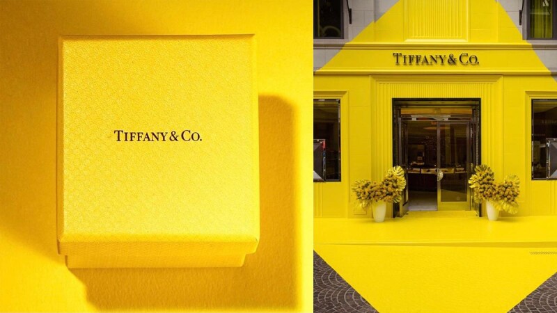 Tiffany Blue夢幻小藍盒不再?Tiffany Yellow限定店開張,裝潢牆面、珠寶包裝、紙盒...全換上新色,揭密幕後原因|珠寶小學堂