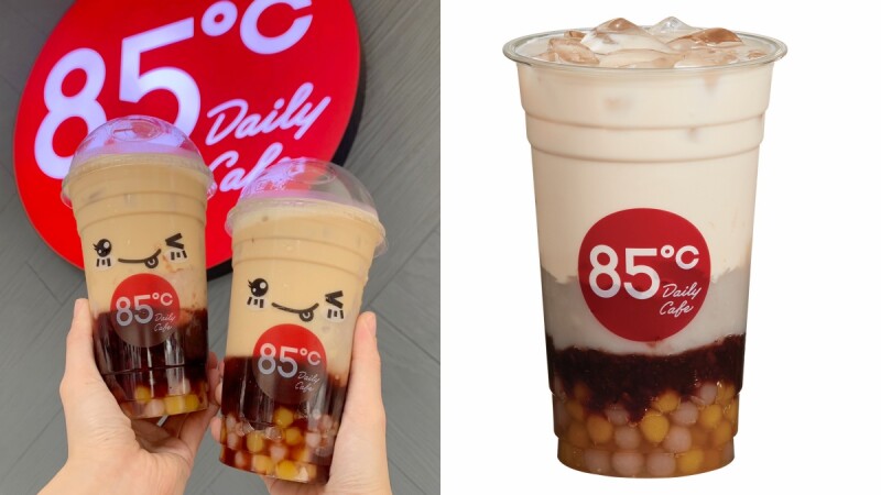 奶茶控必喝!85度C推「爆料奶茶」加入芋泥、小芋圓等4種浮誇餡料,每一口都是滿滿療癒感