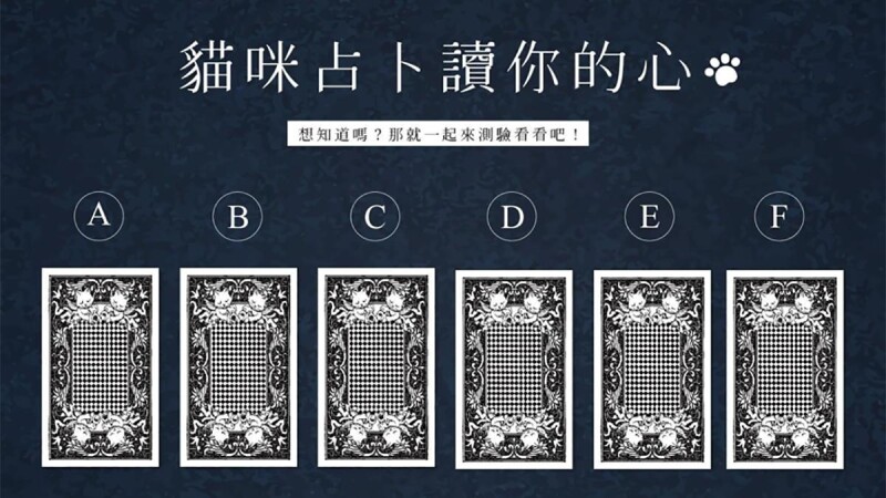 貓咪塔羅牌占卜測驗!潛意識想告訴你什麼?原來這才是內在真實的自己