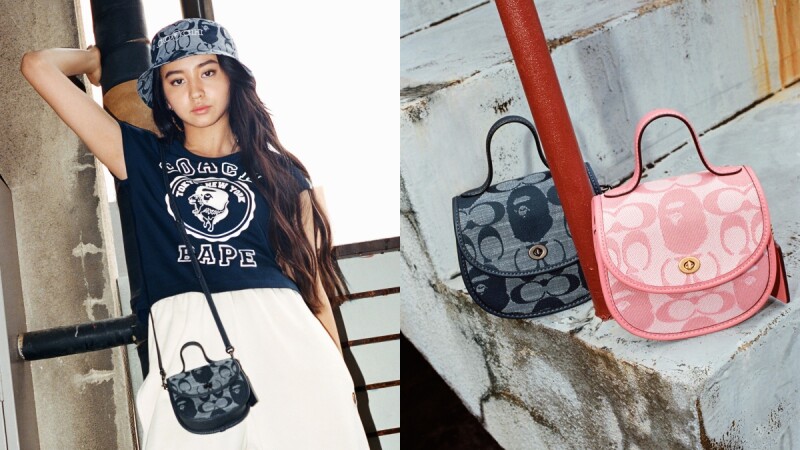 潮度破表BAPE® X Coach聯名系列無預警登場!復古迷你包、手機套、零錢包…5大包款一次看,最低不到5千元