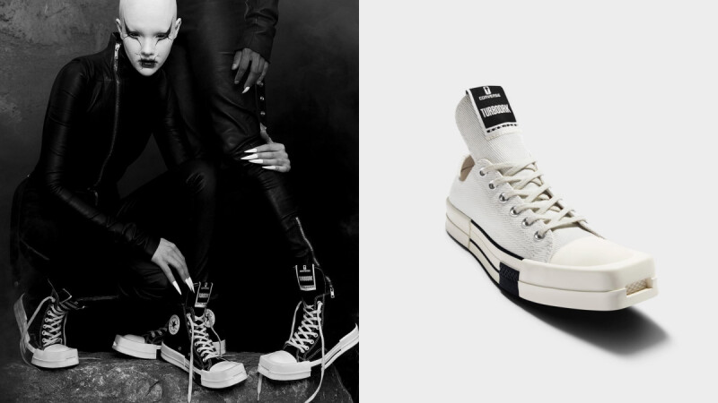Converse X Rick Owens聯名系列即將開賣!前衛方頭+超長鞋舌Chuck 70,搶購攻略大公開