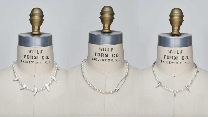 MIKIMOTO聯名COMME des GARÇONS第二波！2021年再推7款珍珠項鍊，別針、尖牙、鉚釘設計細節與售價完整看