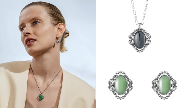 2022新款報到!喬治傑生Georg Jensen 2022 Heritage年度紀念珠寶登場,台灣獨賣款項鍊、限定綠色系寶石耳環…全系列作品與售價在此