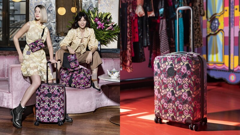 Kipling X Anna Sui聯名系列打造華麗行李箱、腋下包、後背包…3大印花圖案全都想收