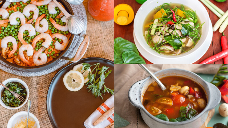 低脂高蛋白、鮮甜美味的”絲瓜蝦仁蘑菇湯”食譜來了!
