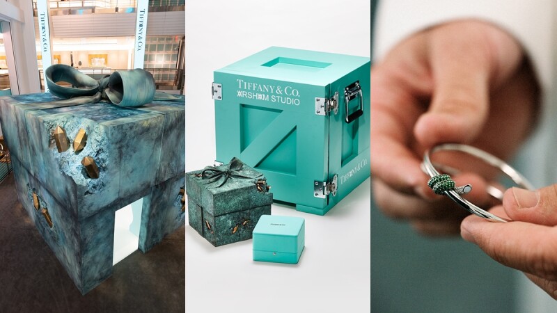 Tiffany小藍盒變身！藝術家Daniel Arsham聯名雕塑品、手環及巨型展間