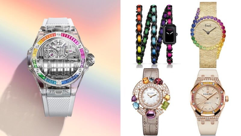 2021彩虹圈、彩虹面盤手錶特輯｜勞力士、BVLGARI、Chanel等9款推薦