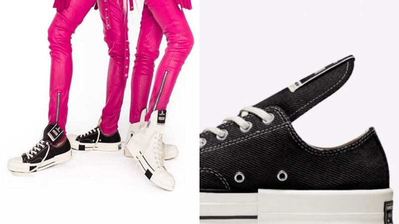 Converse X Rick Owens聯名馬上第二發!回歸橡膠圓頭,開賣日+售價都在這一篇