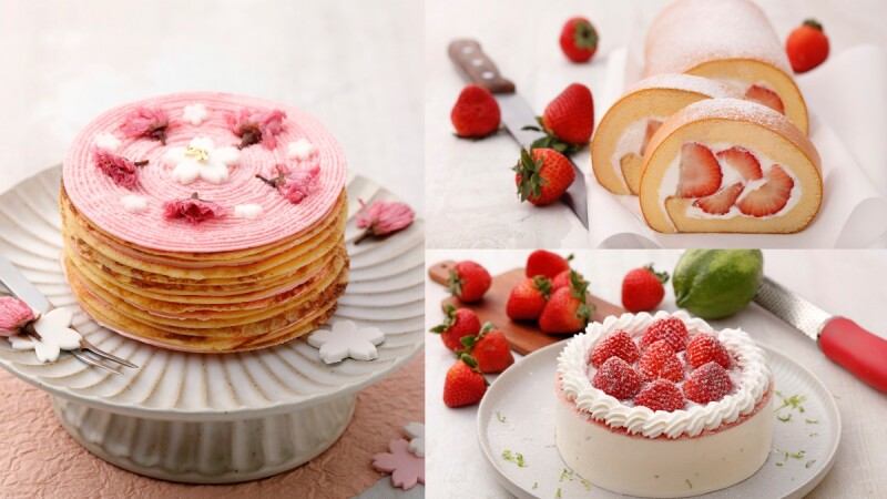 夢卡朵冬季限定櫻花草莓甜點絕美登場！必吃千層蛋糕、生乳卷
