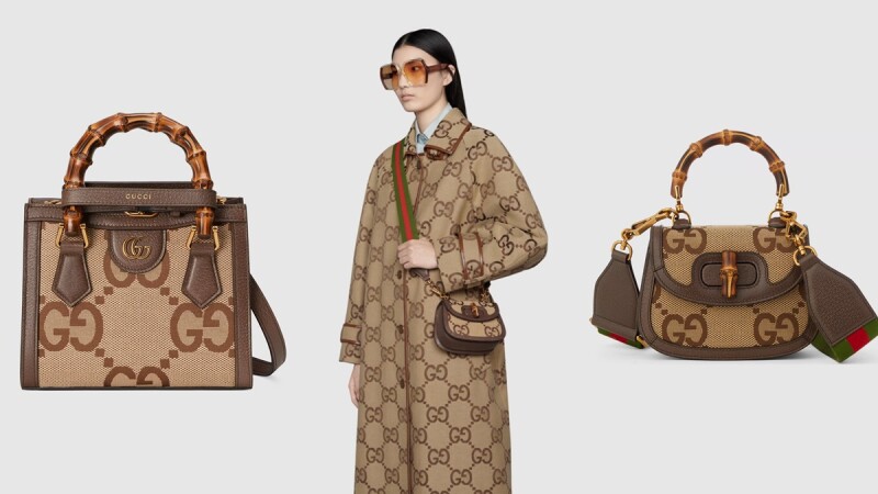 Gucci經典GG Logo變大了!躍上竹節包、托特袋、後背包和長短皮夾(附售價)