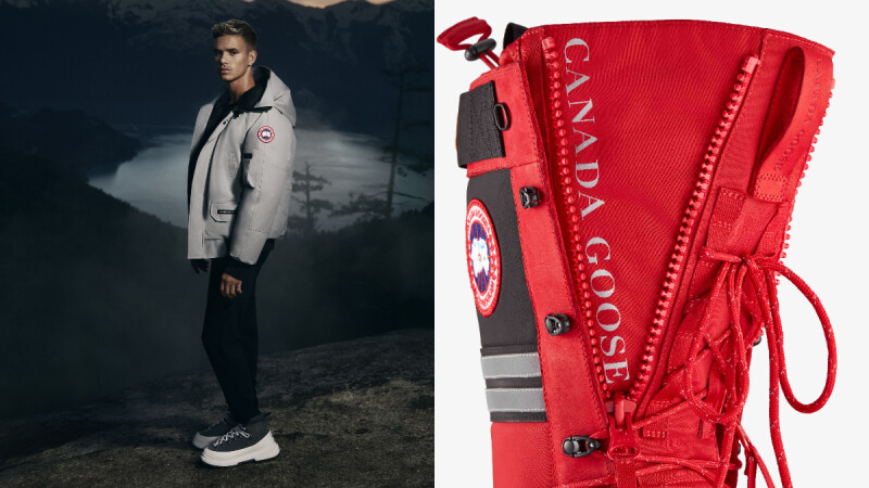 Romeo Beckham 也愛用的高奢機能品牌 Canada Goose 首次推出男女鞋履系列，高效防水、耐磨特性…戶外活動愛好者必關注