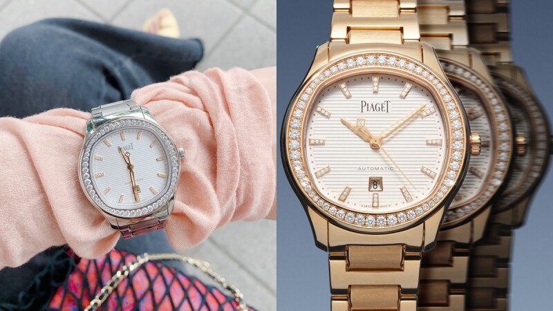 伯爵錶Piaget Polo系列2021新款鍊帶女錶試戴心得+細節實錄