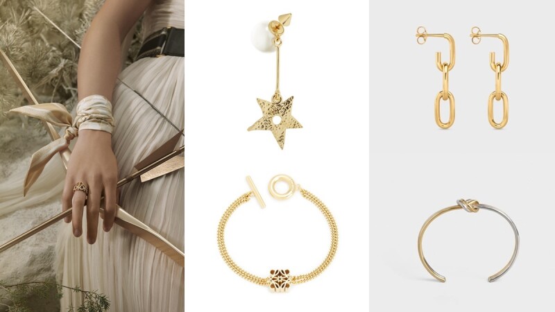 聖誕交換禮物精品首飾篇！最低萬元購入，Loewe手鍊、Chanel唇環、Prada髮夾、Dior耳環