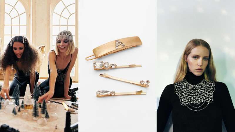 Zara精選10樣頭飾、耳環等水鑽飾品，點亮你的派對穿搭｜編輯購物狂