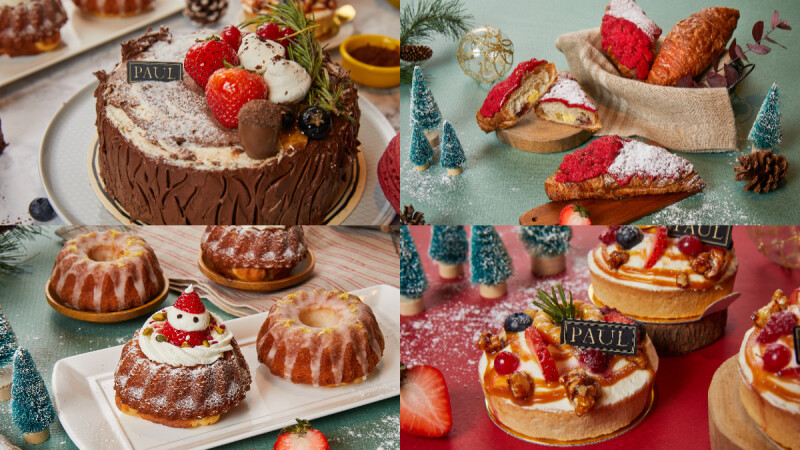 PAUL延遲的聖誕，只有今年才有！超強陣容「聖誕北鼻」、「巧克魔法樹幹蛋糕」現正熱賣