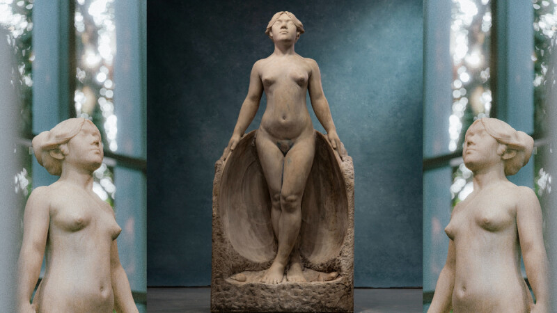 《甘露水》正式展出於北師美術館，台灣藝術家黃土水瑰寶之作終於能夠親眼一睹！