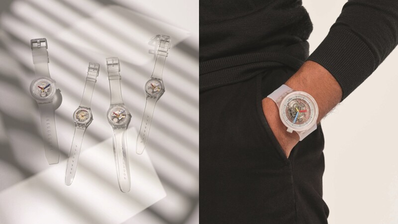 Swatch全新透明系手錶CLEAR系列問世！極簡風、紅黃藍指針、4大錶款一次看