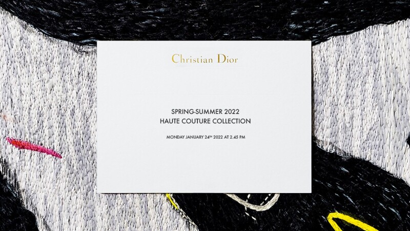 Dior 2022春夏高級訂製大秀直播線上看！將在台灣時間1月24日晚上9點45分登場