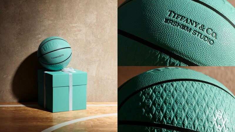 Tiffany & Co.聯名+1！攜手藝術家Arsham打造限量籃球及NBA主題快閃店