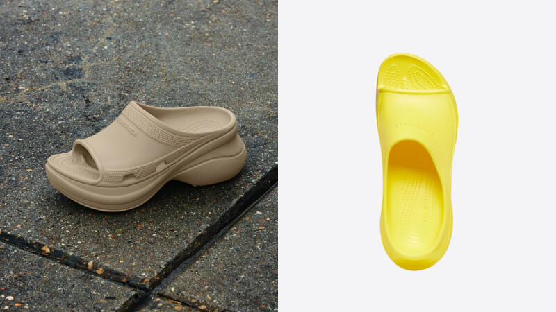 Balenciaga X Crocs厚底橡膠拖鞋宛如漫步在雲端！加碼揭秘醜鞋流行三大主因