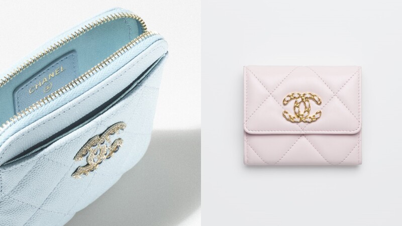 Chanel 2022春夏推出寶寶藍、櫻花粉零錢包、卡片套，還有經典小黑款(附售價)