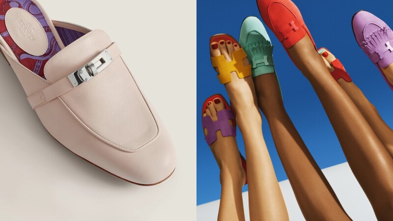 鞋控必敗Hermès春夏新鞋TOP5：H編織拖鞋、Kelly釦穆勒鞋、厚底涼鞋…