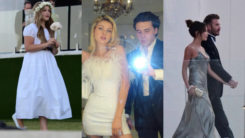 Nicola Peltz & Brooklyn Beckham婚禮直擊：婚紗品牌、宴客佳餚、貝克漢一家婚禮穿搭