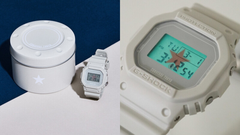 白色控尖叫！Converse X G-Shock極簡白手錶，售價＋預購資訊公開