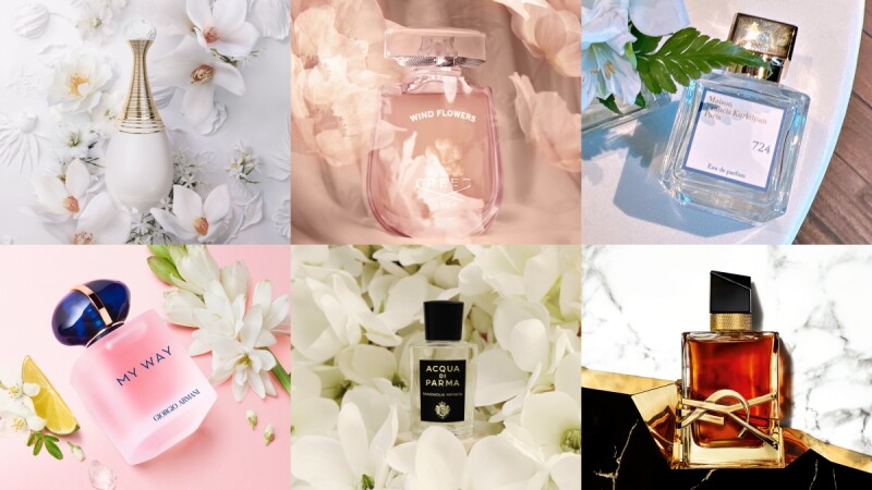 白花系香水5款推薦 茉莉和木蘭與橙花打造出最仙氣的白色花束香味