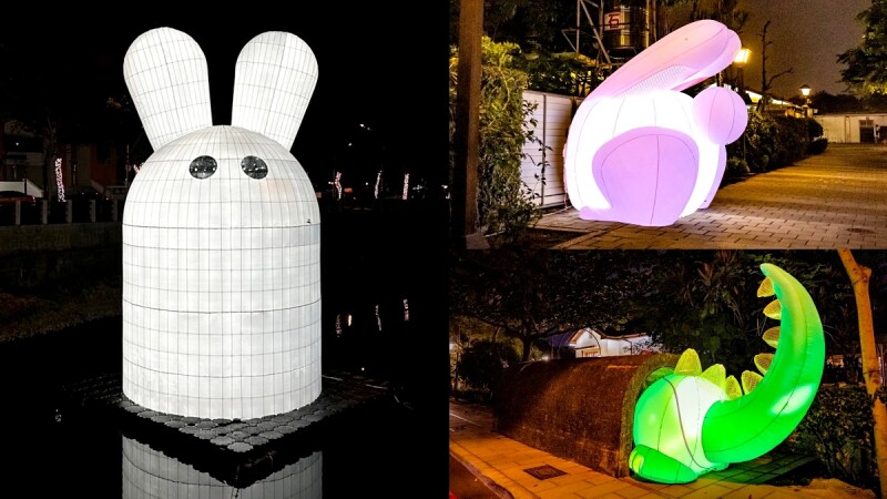 兔年最萌燈會就在「2023屏東燈節」！10米高巨型光光兔、屁屁兔耍可愛，三大燈區拍到手軟