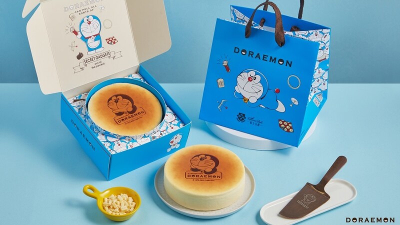 心臟爆擊!起士公爵X哆啦A夢聯名乳酪蛋糕開賣,可愛到捨不得吃