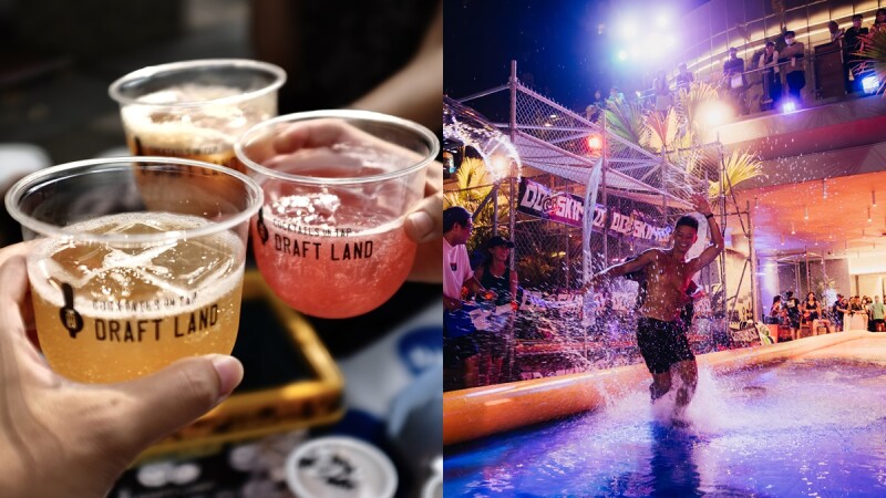 準備衝台中了!PARK2攜手Draft Land打造微醺大人水樂園,把25米長滑水道搬進草悟廣場啦