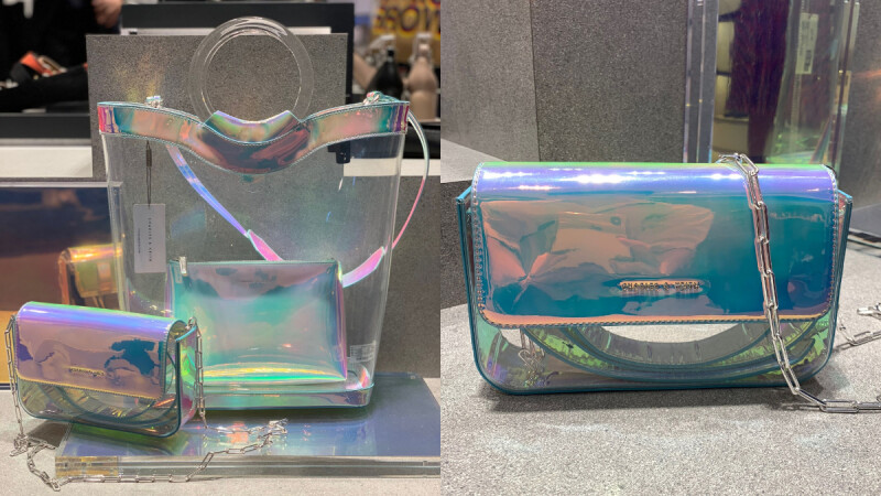 只有香港店才買得到!Charles & Keith全新香港中環專賣店開幕,推出獨家彩虹光透明包款
