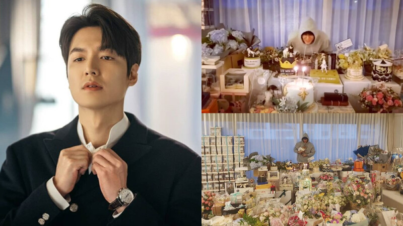 李敏鎬 33歲男神生日太快樂!禮物成堆、遠距離吹蠟燭,滿滿的祝福超開心!