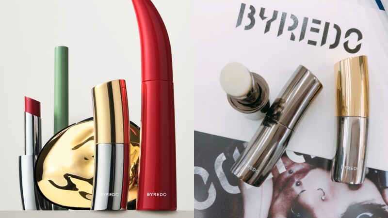 瑞典文青香氛BYREDO跨入彩妝界!彎曲的口紅造型實在太搶眼,展現顛覆彩妝的跨界美學