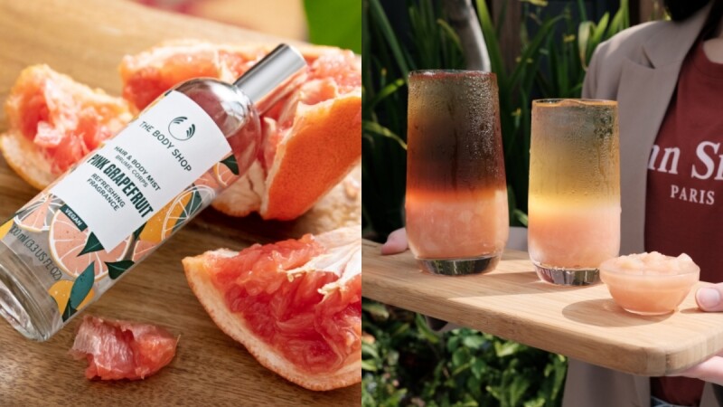 美妝跨界聯名飲料店!THE BODY SHOP X大苑子愛文芒果冰沙、FreshO2 X喫茶小舖桃氣烏龍