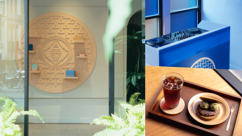 台電老屋貳房苑「潮電 POP-UP Store」，在電子音樂霓虹色調中享用人孔蓋銅鑼燒下午茶