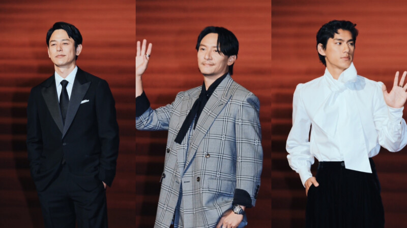 【金馬60】2023金馬紅毯5帥出爐:男神妻夫木聰越簡單越帥!張震、朱軒洋都上榜