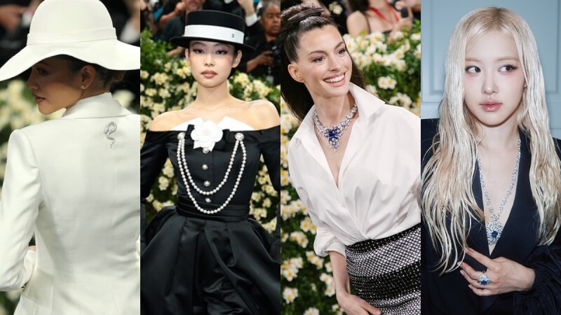 2025 Met Gala紅毯耀眼珠寶細節！Zendaya胸針、Jennie懷錶鍊…