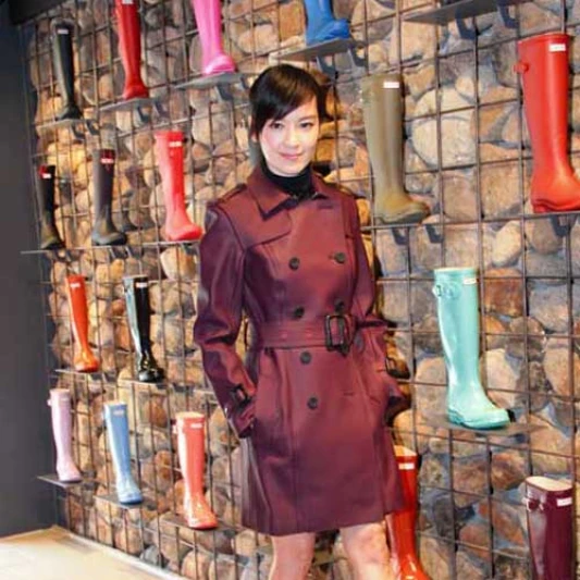 林熙蕾旋風返台參與Hunter旗艦店開幕儀式