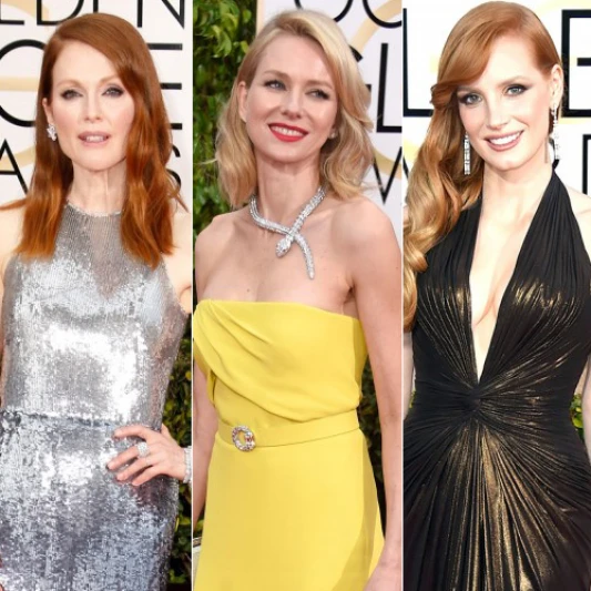 金球獎第一線戰場 女星們的珠寶競艷