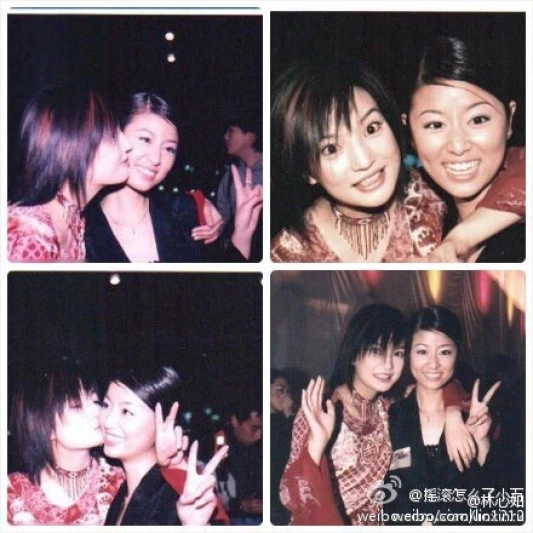 趙薇今日生日 林心如上傳兩人幼齒照