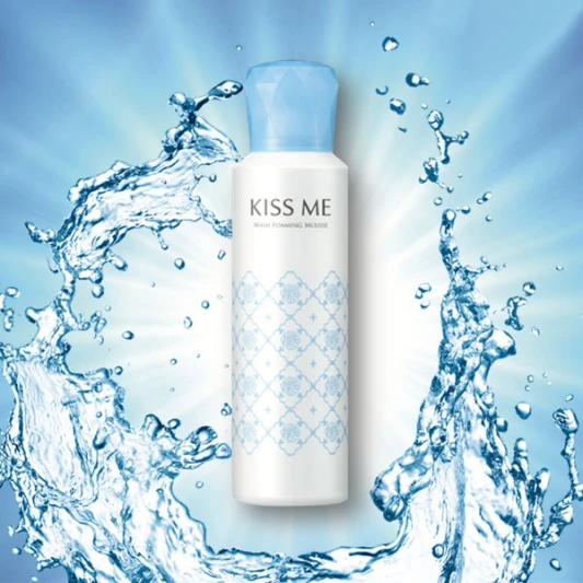 日本碳酸泡泡洗顏風潮！KISS ME漾白潔顏泡泡，打造盛夏健康光透肌